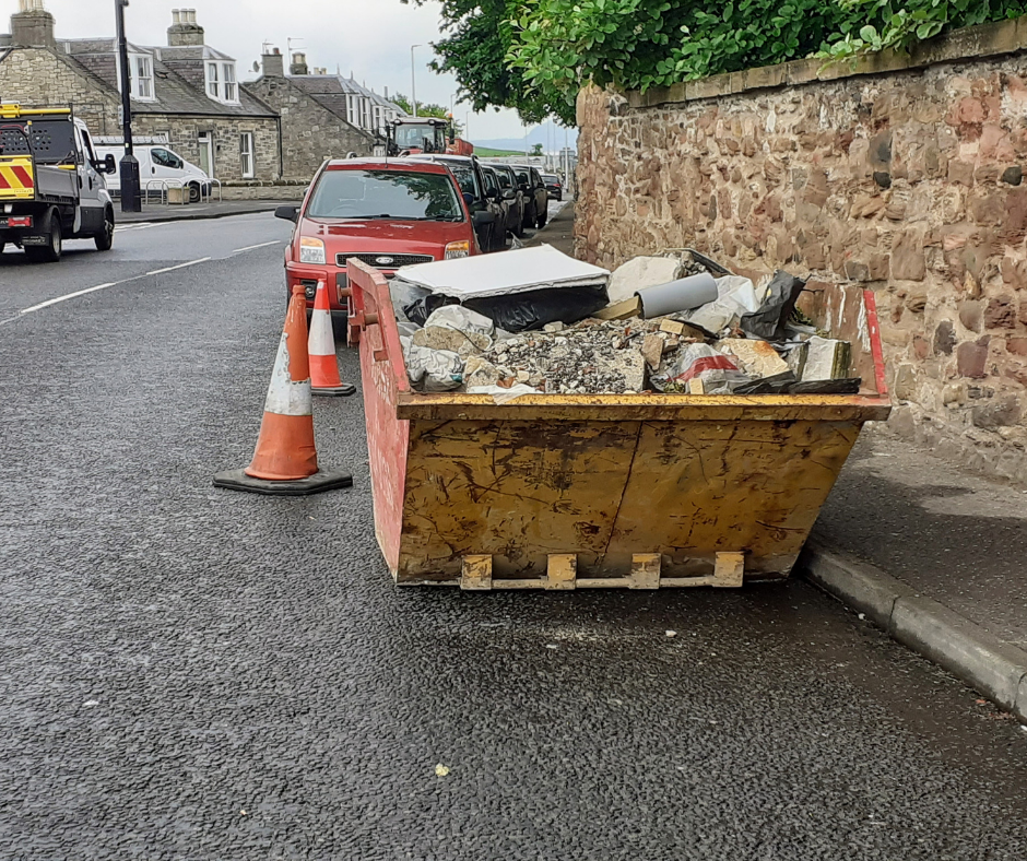 Skip hire in Musselburgh in East Lothian, click here and book a local skip near you in Musselburgh